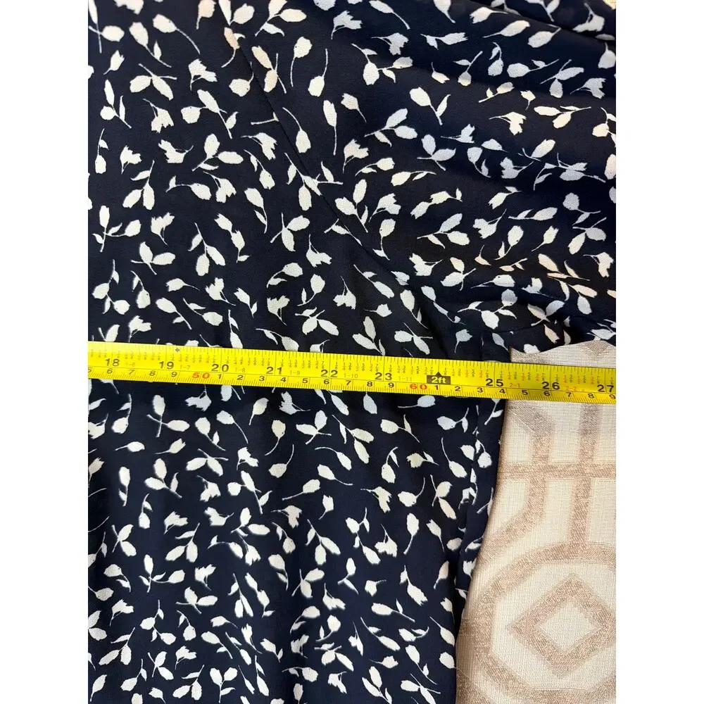 Style & Co Women's Printed‎ Pintuck Ruffle Sleeve Top size XL